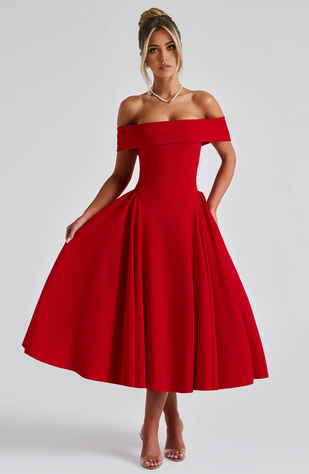 A-line Tea Length formal dresses Bridesmaid Dresses evening gown Prom Dress